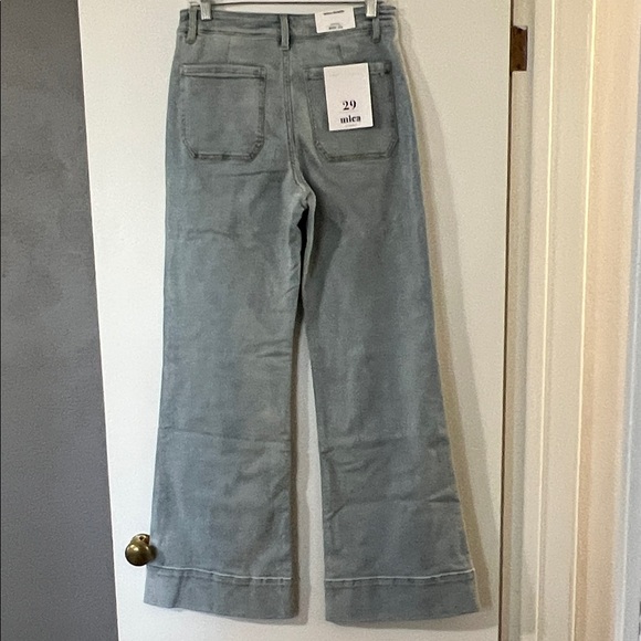 Mica Light Blue Wide Leg Jeans - Picture 6 of 10